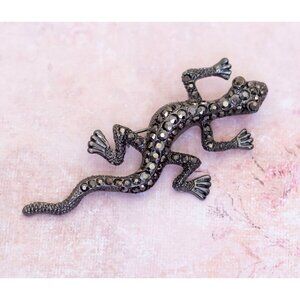 Vintage Cute Gecko Brooch | H30